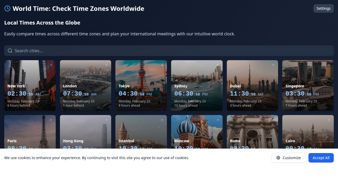 World Time App